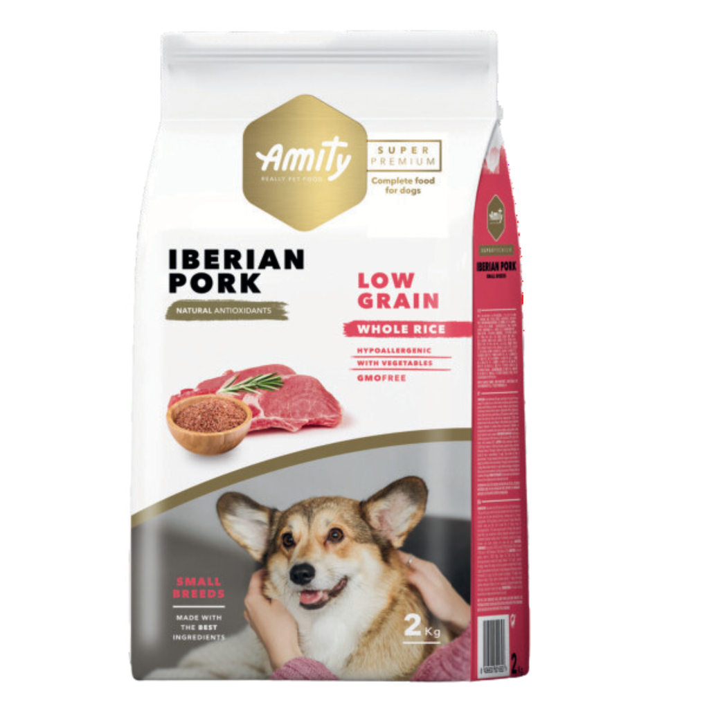 AMITY DOG LOW GRAIN MINI ADULT IBERIAN PORK 2KG