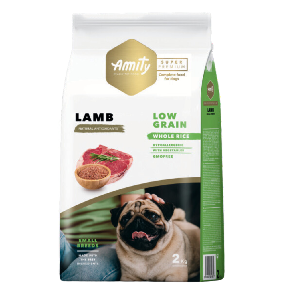 AMITY DOG LOW GRAIN MINI ADULT LAMB 2KG