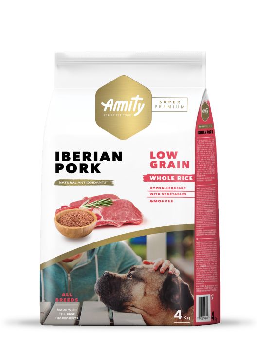 AMITY DOG LOW GRAIN ADULT IBERIAN PORK 14KG