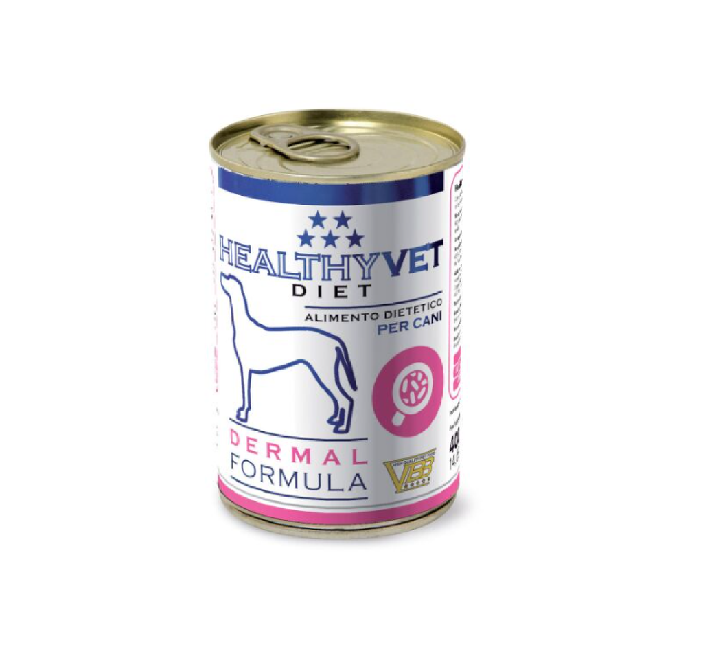 HEALTHY VET DOG DERMA 400GR (12 UND.)