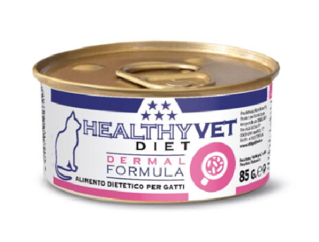 HEALTHY VET CAT DERMA 85GR (24 UND.)