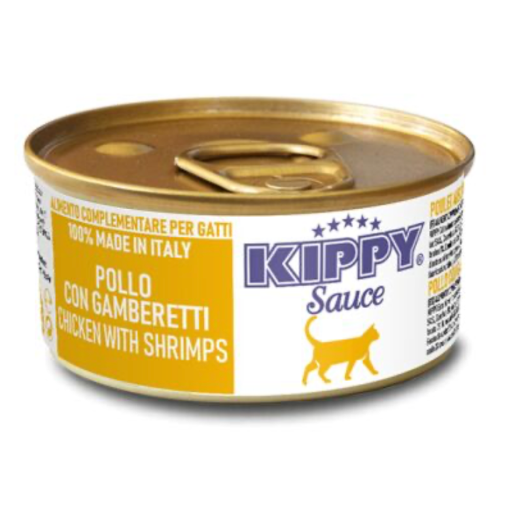 KIPPY CAT ADULT SALSA POLLO CON CAMARONES 70gr (24 UND.)