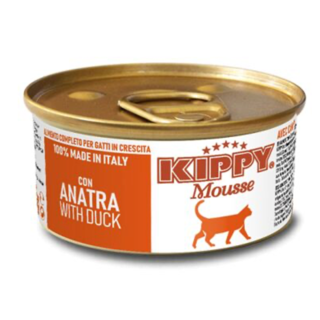 KIPPY CAT ADULT MOUSSE PATO 85GR (24 UND.)