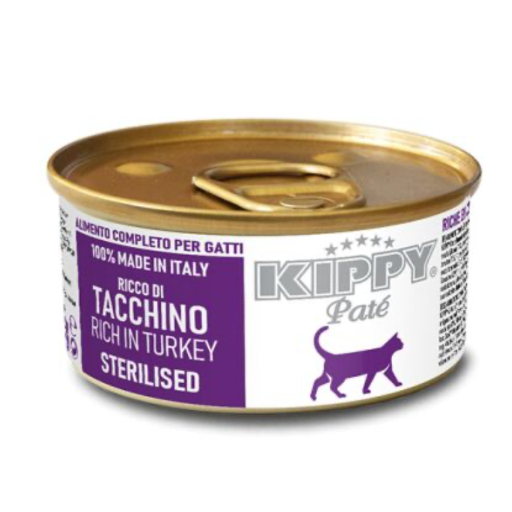 KIPPY CAT STERILIZED PATÉ PAVO 85GR (24 UND.)