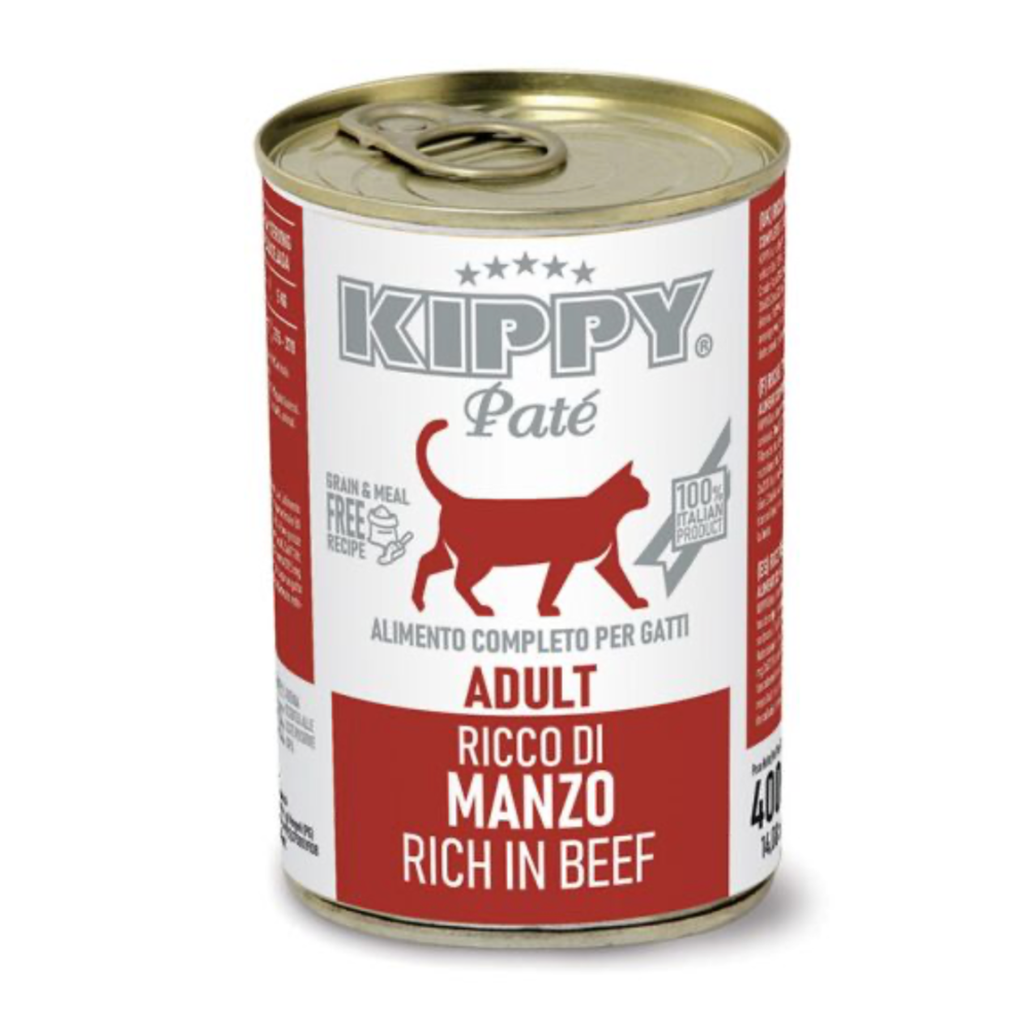 KIPPY CAT ADULT PATÉ TERNERA 400GR (24 UND.)