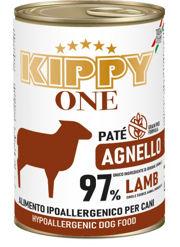 KIPPY ONE DOG ADULT MONOPROTEICA CORDERO 400GR (24 UND.)