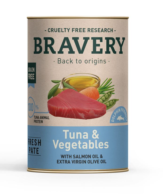 BRAVERY DOG HUMEDO TUNA & VEGETABLES 290G