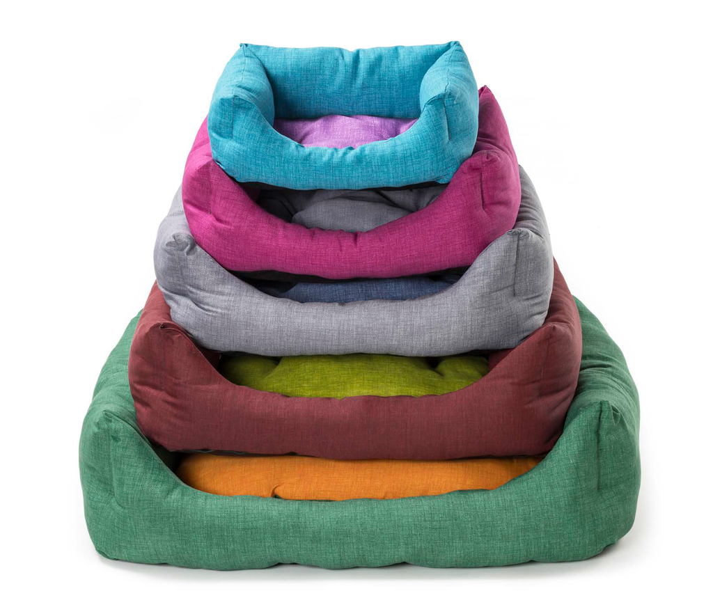 LEO PET CAMA RODI 60X70 CM COLORES LISOS MIXTOS