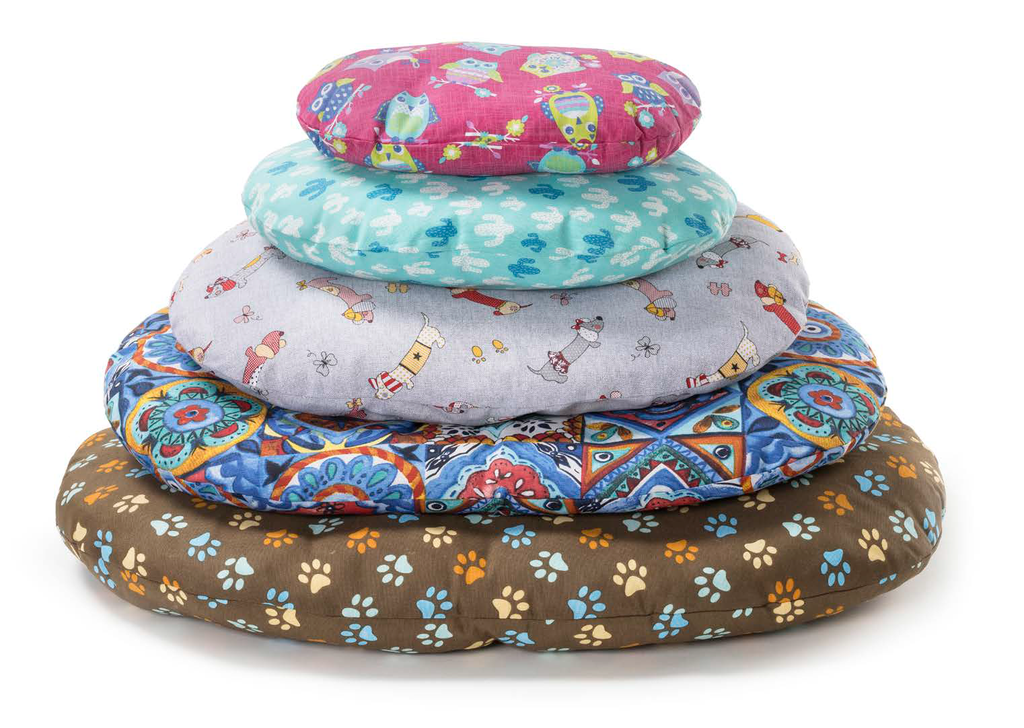 LEO PET COJIN "ZEUS" PARA CESTA "STRAKA" 55X35 TELAS MIXTAS