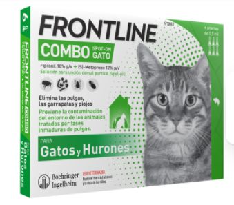 FRONTLINE COMBO SPOT-ON GATOS 3 PIPETAS
