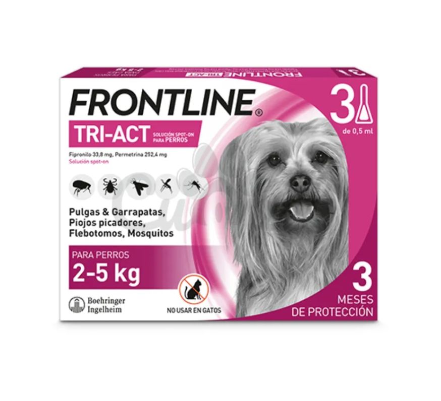 FRONTLINE TRI-ACT 3 PIPETAS (2-5KG)