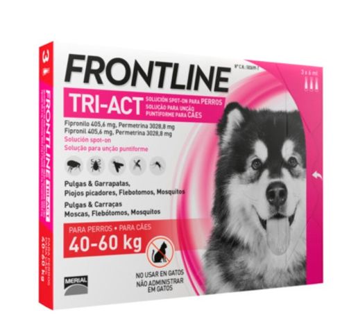 FRONTLINE TRI-ACT 3 PIPETAS (40-60KG)
