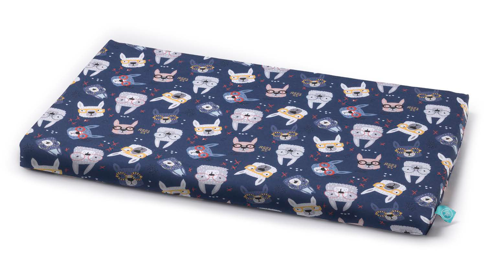 LEO PET COLCHON ESPUMA "MARTE" ESTAMPADO ALPACA 75X115X4H CM