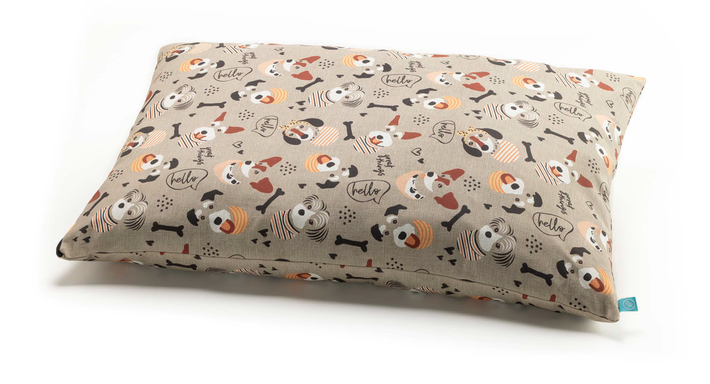 LEO PET FUNDA "GIOVE" BONES AND DOGS 50X32X16H CM CON BANDAS
