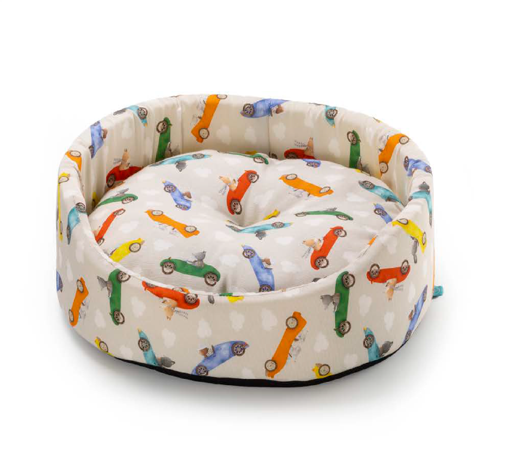 LEO PET CAMA CARONTE FUNNY CARS SET 5 PIEZAS