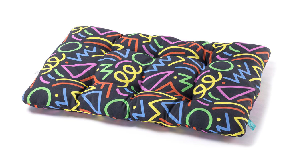 LEO PET COJIN RECTANGULAR "BOMBER" FUNNY COLORS 80X120 CM