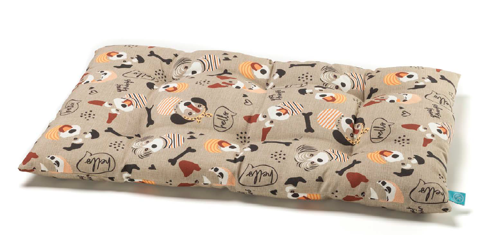 LEO PET COJIN "BOMBER" DOGS AND BONES 55X85 CM