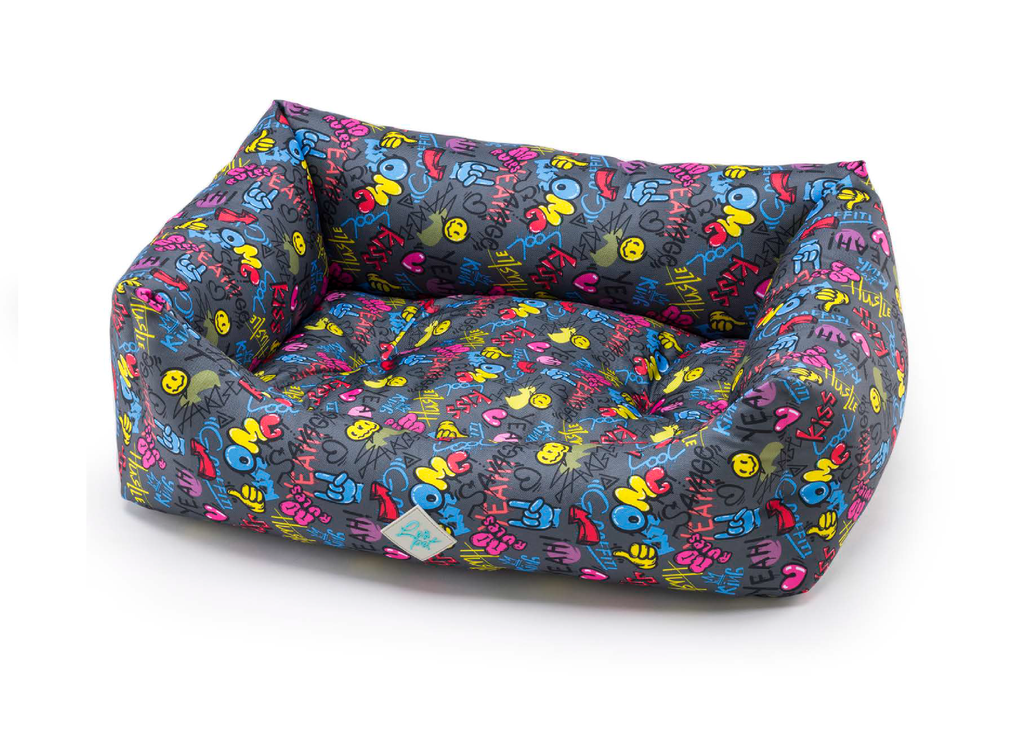 LEO PET CAMA RODI OXFORD STREET ART RESISTENTE AL AGUA 60X70 CM