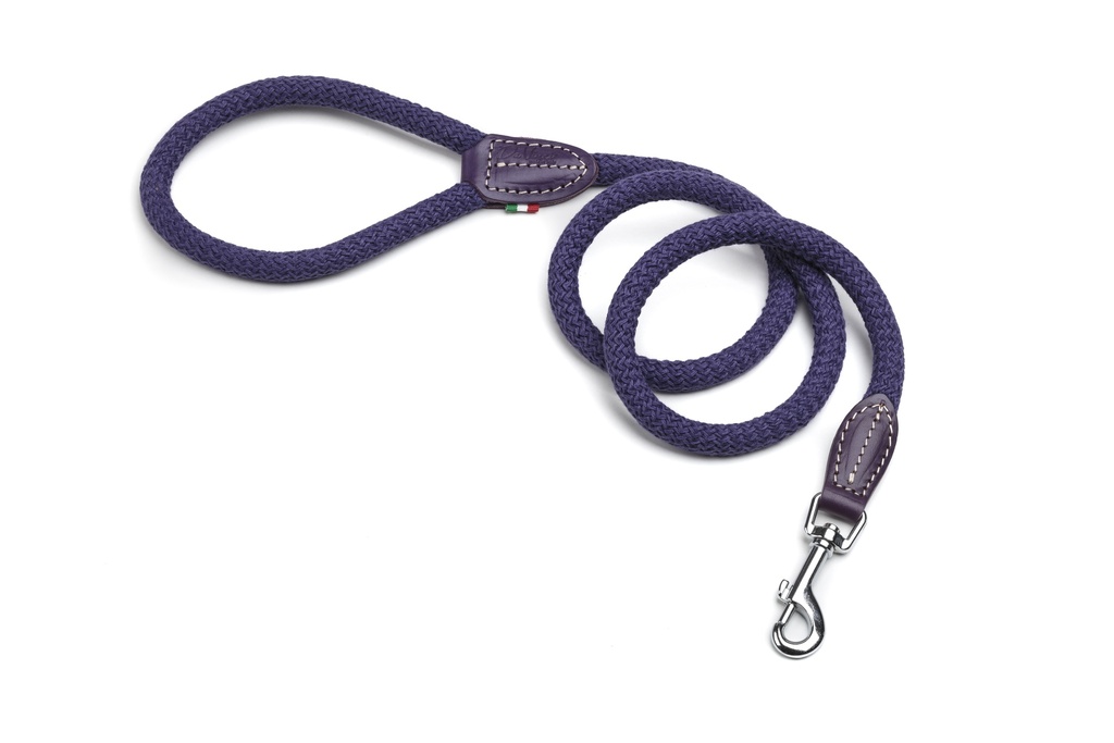 LEO PET COTTON ROPE LEAD COLOUR VIOLET 1,2x120CM