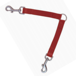 FREEDOG TIRADOR NYLON DUO ROJO 20X40CM