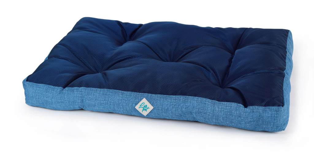 LEO PET COLCHÓN IMPERMEABLE AZUL 105X75X10 CM