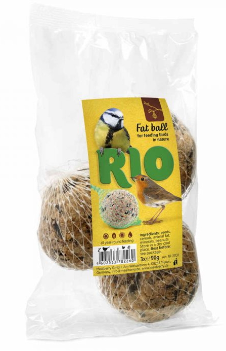 RIO BOLA DE GRASA 90GR (CAJA DE 6 BOLSAS DE 3 UND.)