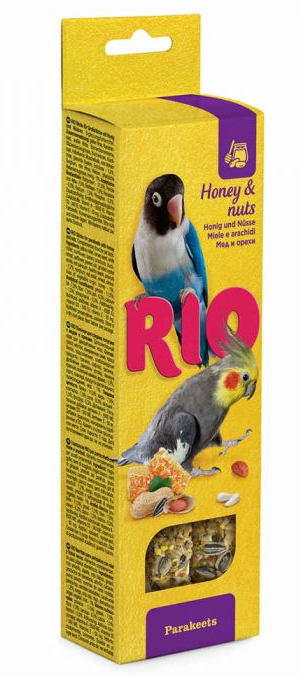 RIO BARRITAS-MIEL-NUECES PEQUE. COTORRAS 2X75GR