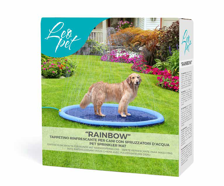 LEO PET ALFOMBRA "RAINBOW" PULVERIZADORA DE AGUA PARA MASCOTAS