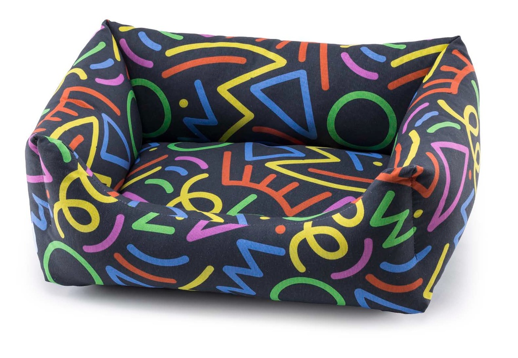 LEO PET CAMA "RODI" FUNNY COLORS DESEFUNDABLE 70x85 CM