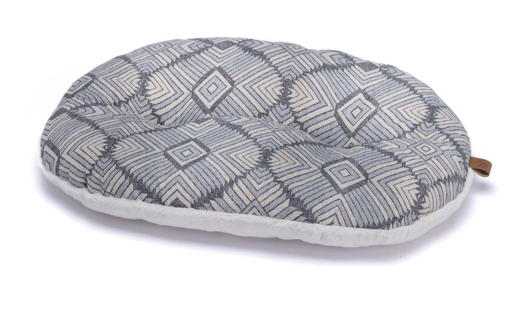 LEO PET COLCHON OVAL NETTUNO GRIS 65X45 CM