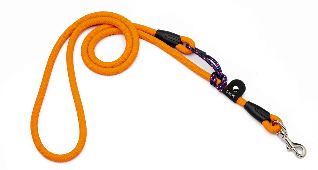 LEO PET CORREA DE CUERDA C/GANCHO COLOR NARANJA 200  CM