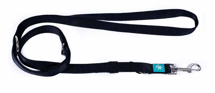 LEO PET CORREA DE ENTRENAMIENTO EN NYLON NEGRO 2,5 x 300CM GROSOR 2,2 MM