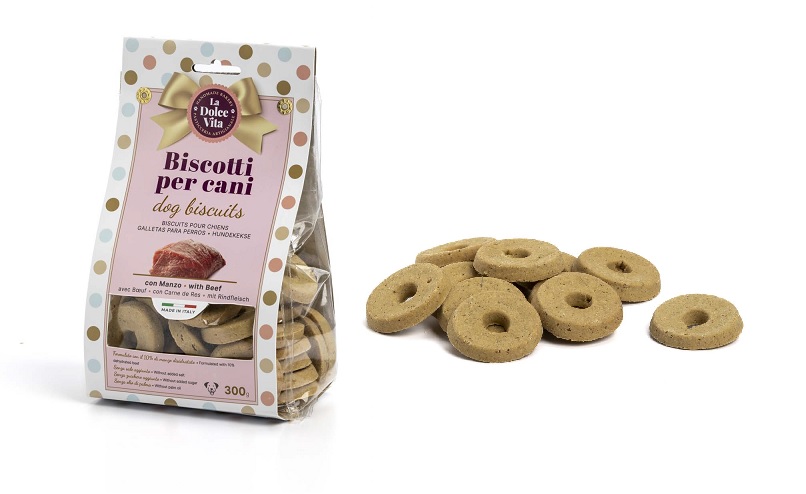 LEO PET GALLETAS DE CARNE DE TERNERA BOLSA 300 GR (8 UND.)