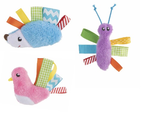 LEO PET SURTIDO DE ANIMALES PEQUEÑOS EN FELPA Y CINTAS