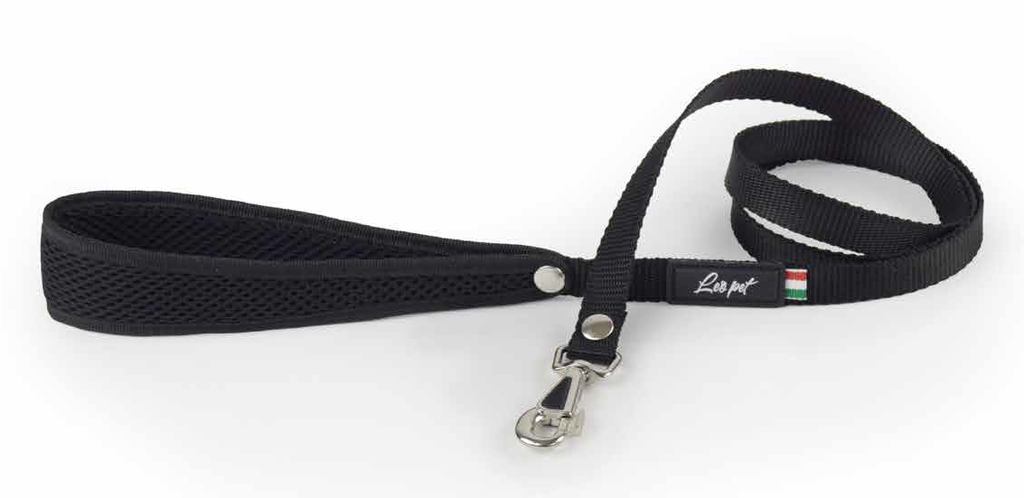LEO PET TIRADOR EN MALLA COLOR NEGRO 115CM