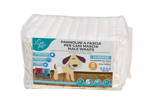 LEO PET WRAPS MACHO 12PZ MIS.S Ø28-43/3-7 KG