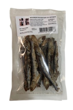 MY FRIENDS SNACK BOQUERONES PARA PERROS Y GATOS 50GR (12 BOLSAS)