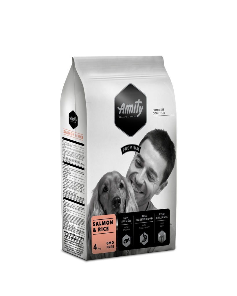 AMITY DOG PREMIUM ADULT SALMON 4KG