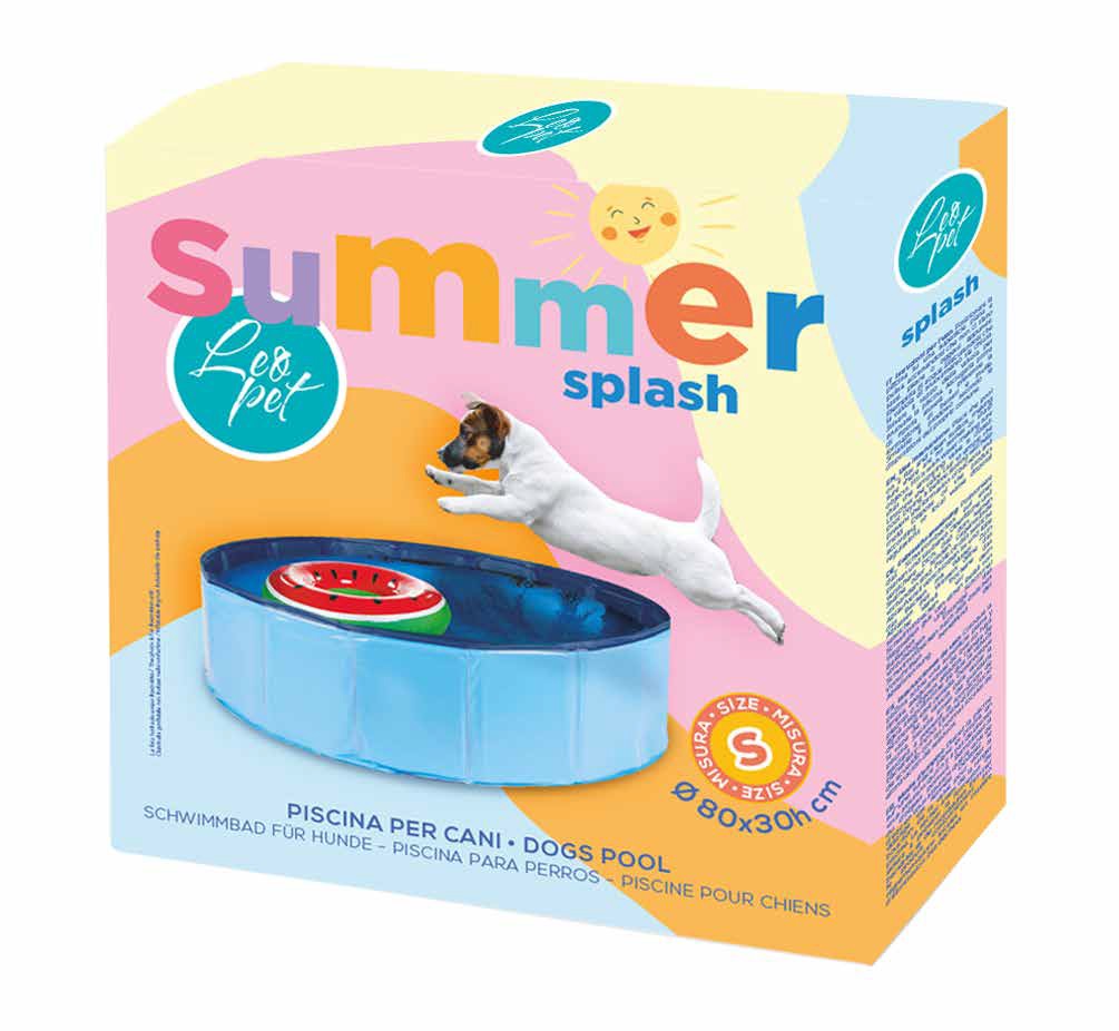 LEO PET PISCINA PARA PERROS TAMAÑO S 80X30CM 75 LITROS