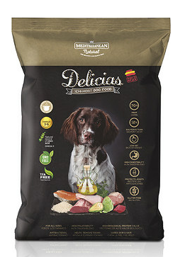 DELICIAS ALIMENTO SEMI - HUMEDO PERROS ADULTOS 1.5 KG (6 UND.) 