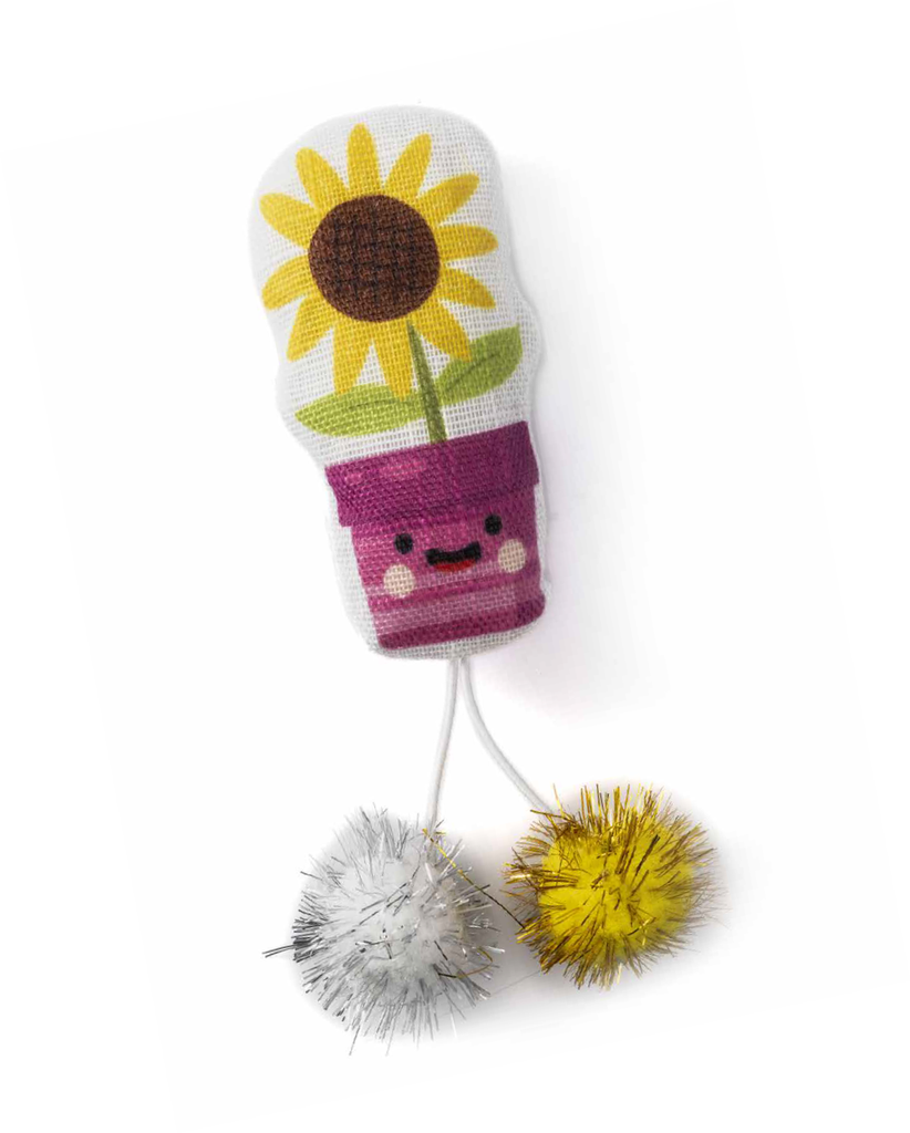 LEO PET JUGUETE PARA GATO "GIRASOL PON-PON" 9 CM 