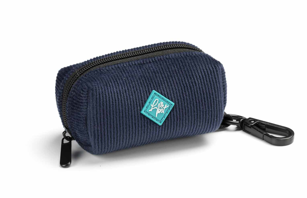 LEO PET DISPENSADOR DE BOLSAS EN PANA COLORES LISOS OSCUROS