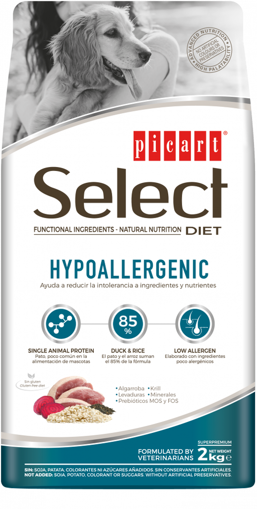 PICART SELECT DIET HYPOALLERGENIC 2KG