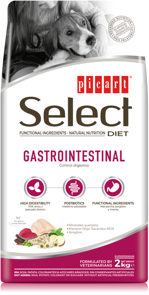 PICART SELECT DIET GASTROINTESTINAL 10KG 