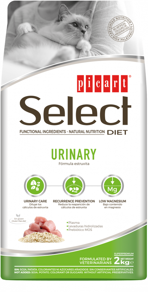 PICART SELECT DIET CAT URINARY 10KG