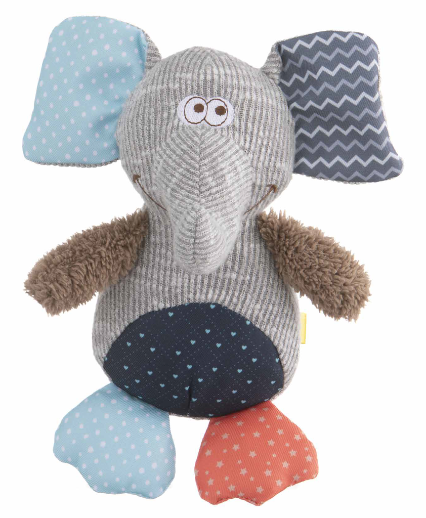 LEO PET JUGUETE TOY-ELEFANTE EN TEJIDO Y FELPA 