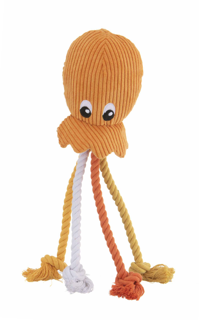 LEO PET JUGUETE MEDUSA GIGANTE DE PELUCHE Y CUERDA 