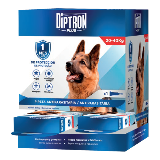DIPTRON PLUS PERRO +20KG (12UD) 