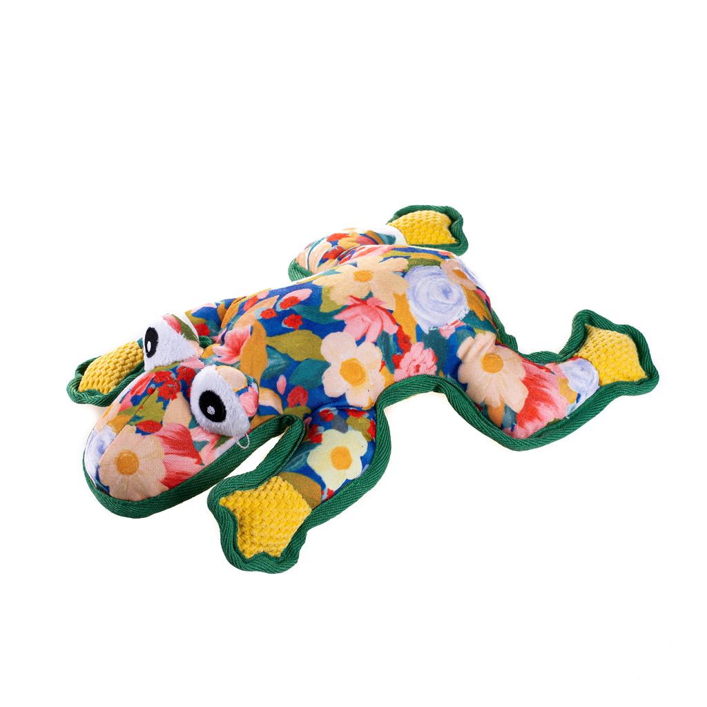 LEO PET JUGUETE DE LONA COLECCIÓN JARDIN "RANA" 30CM 