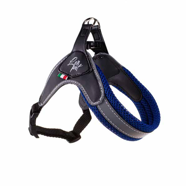 LEO PET ARNÉS AIRSOFT PVC/MALLA/POLIPOLIMETRICO 40-50CM AZUL  